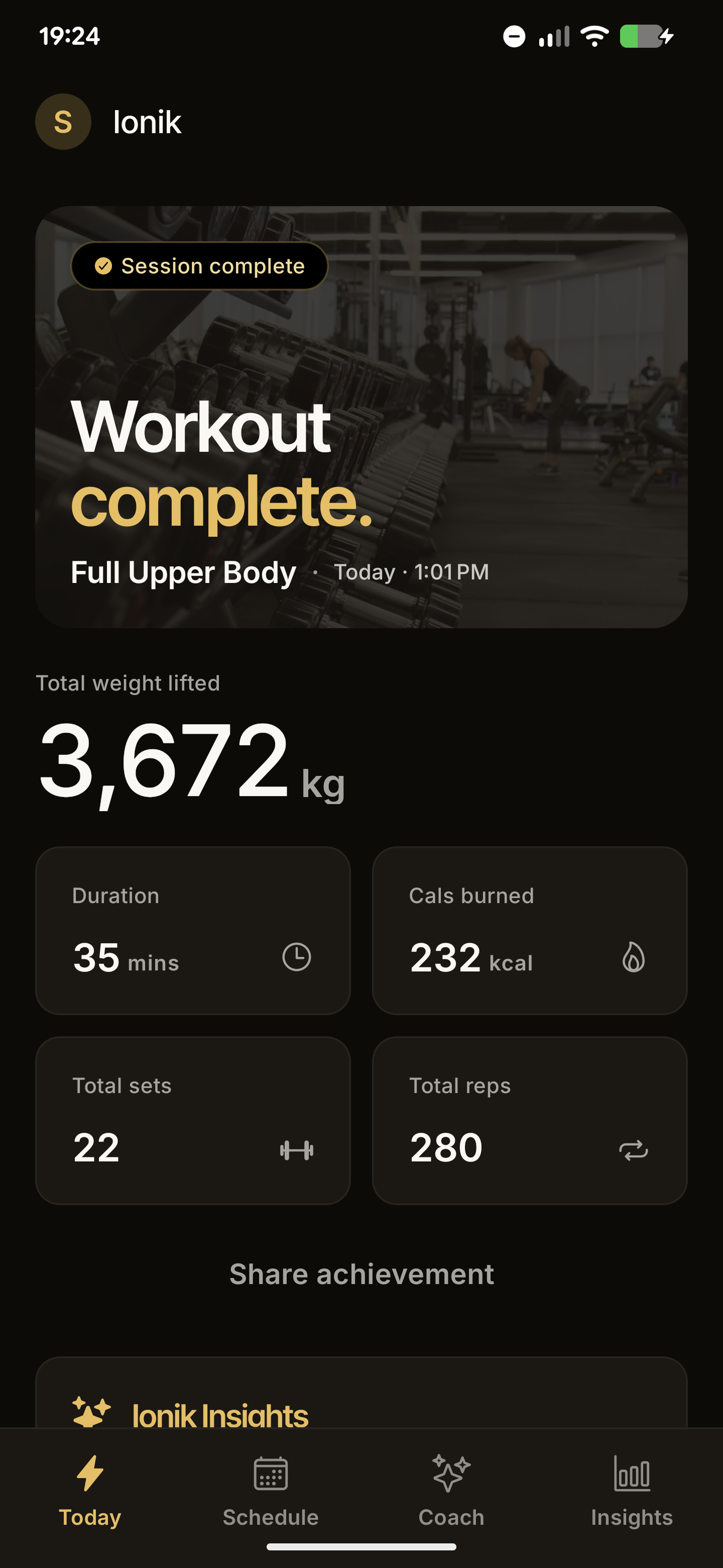 Ionik app screenshot