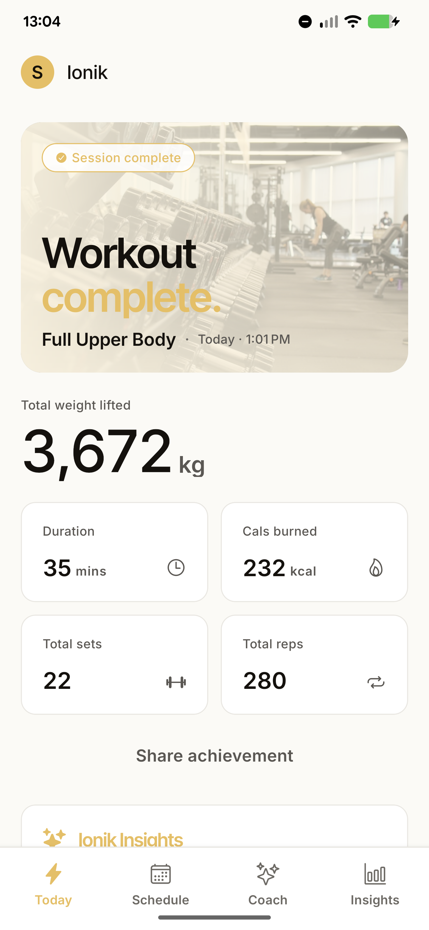 Ionik app screenshot
