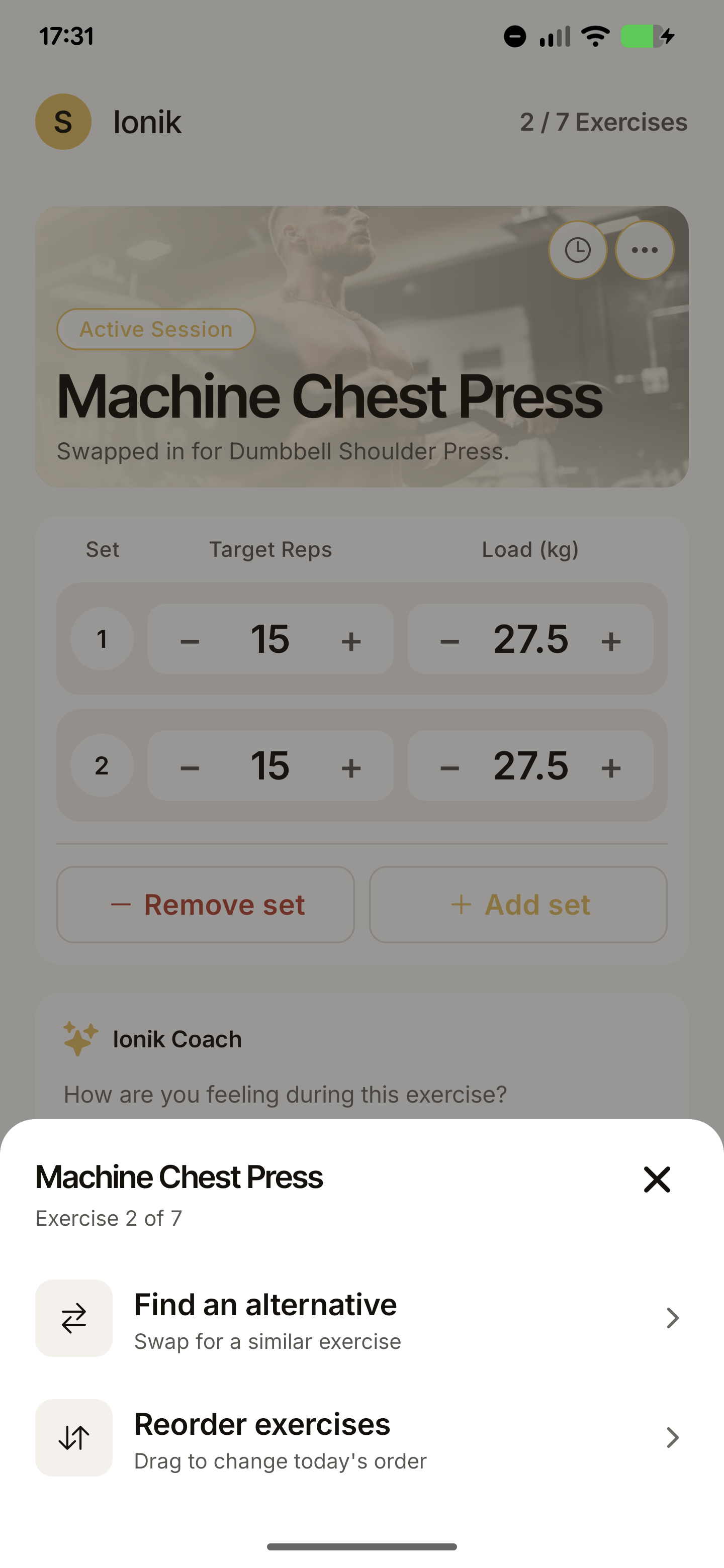 Ionik · When the gym is busy
