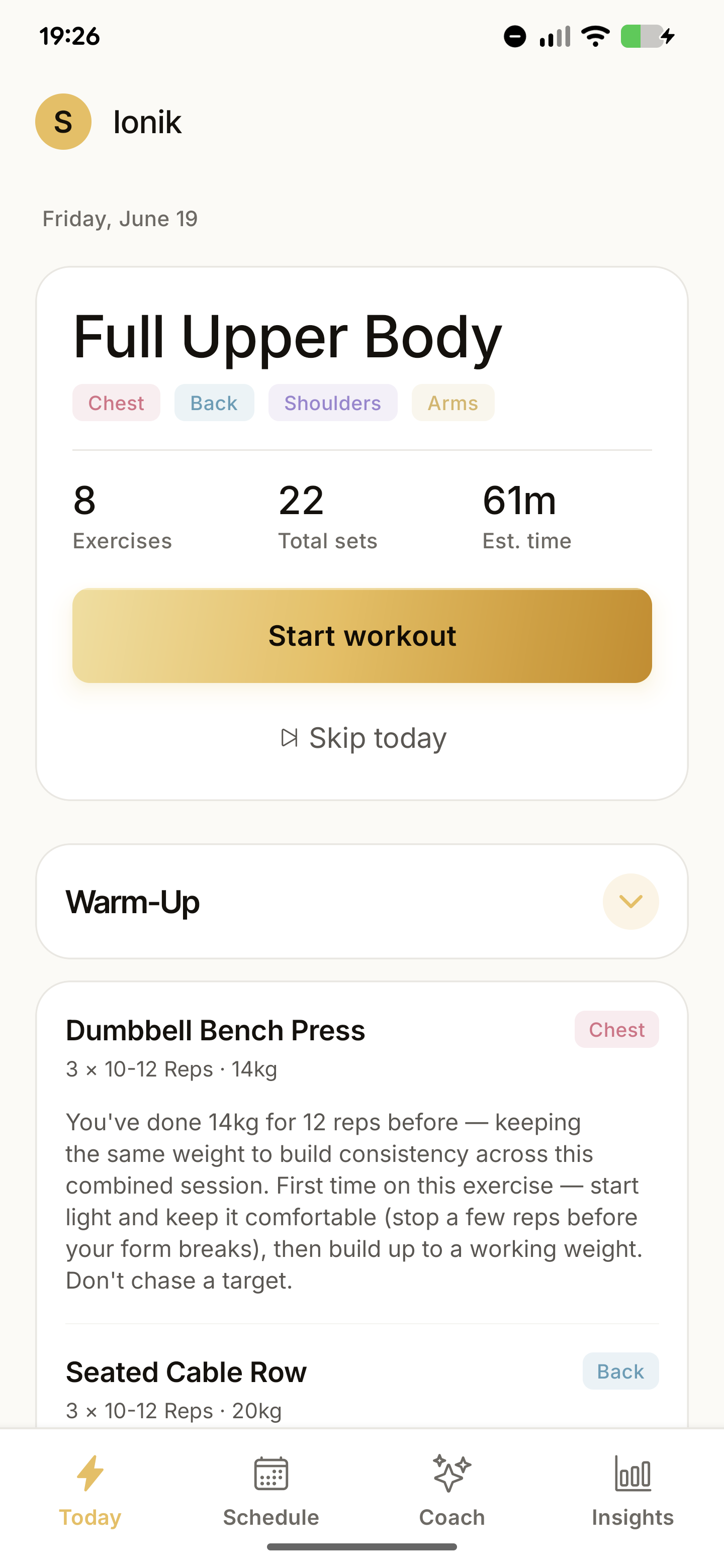 Ionik app screenshot